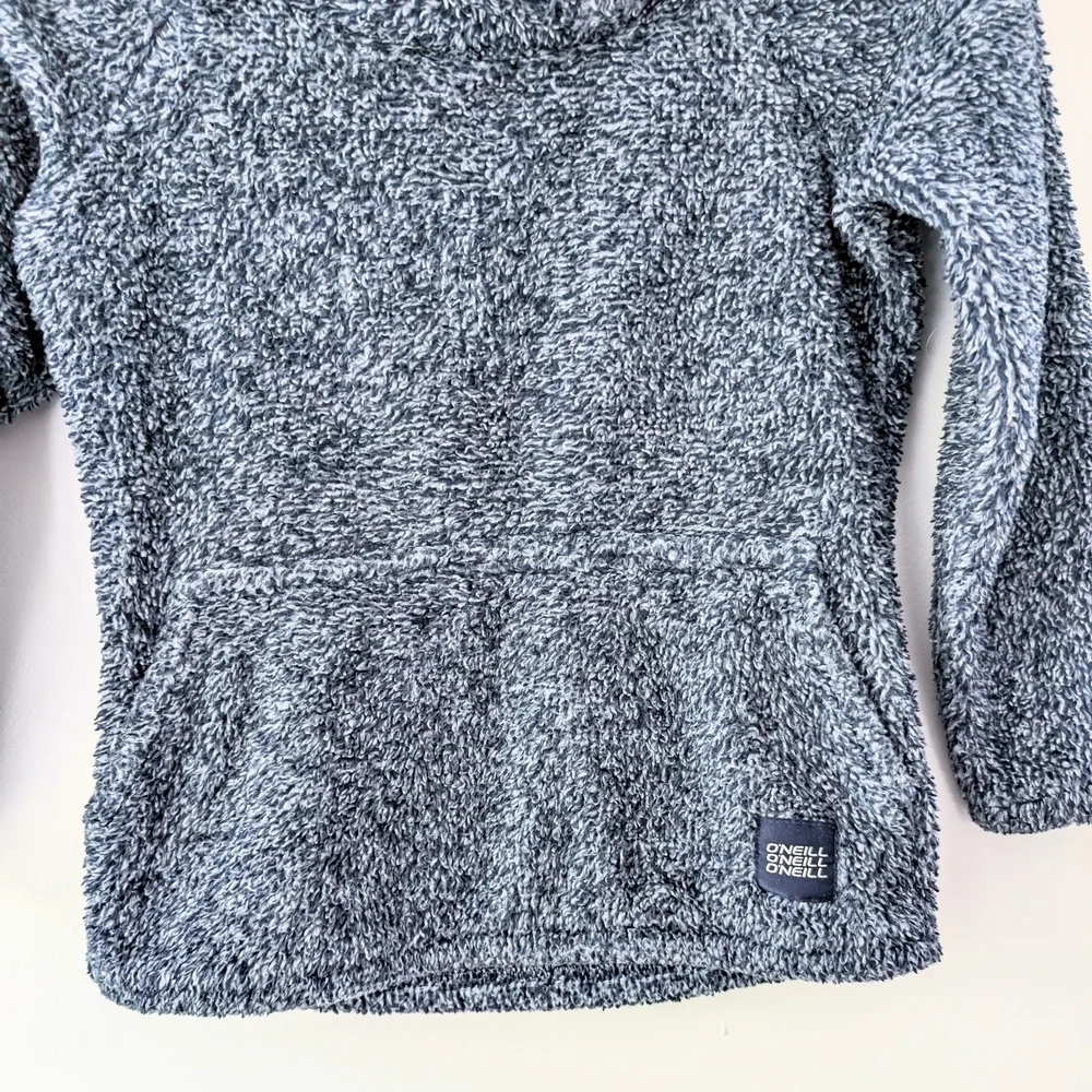 O'Neill Girl Fuzzy Sherpa Sweater Blue ~ Size Small (6-7) - Picture 3 of 8